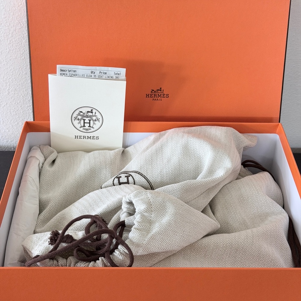 Hermès Zelda Espadrille in Naturel - EU38 - Picture 7 of 8